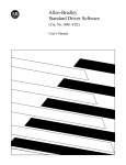 6001-6.5.5, Allen-Bradley Standard Driver Software, User Manual