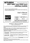 A9GT-80R1 type RGB input interface module User`s Manual