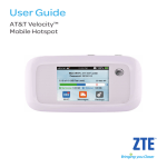 AT&T Velocity™ Mobile Hotspot User Guide