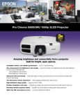 PowerLite Pro Cinema G6550WU Kit Brochure