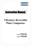 FUJIBULL VPR150-200 Operation Manual