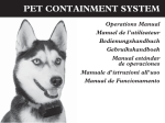 PET CONTAINMENT SYSTEM