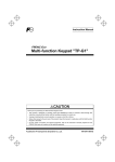 Multi-function Keypad "TP-G1" - Fuji Electric Corp. of America