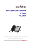 ES320/ES330/WS320/GS320 IP Phone User Manual