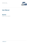 Aurora User Manual Issue 6 Revision 1