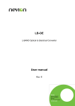 LB-OE User manual