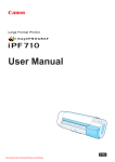 Canon imagePROGRAF iPF710 User Guide Manual