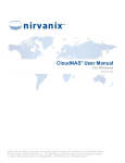Nirvanix CloudNAS - User Manual for Windows