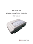 RM-GSM-100 Wireless Analog/Digital Controller User Manual