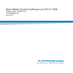 ATCA-7368 Basic Blade Services Programmer`s Reference