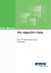User Manual TPC-1582H/TPC-1782H