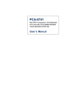 Advantech PCA-6741 User Manual