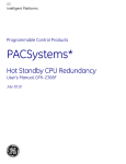 PACSystems Hot Standby CPU Redundancy User`s Manual, GFK