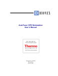 AutoTrace SPE Workstation User`s Manual
