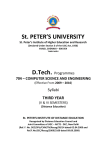 computer science and.. - St.Peter`s University