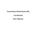 Three-Phase FR-UK Series UPS (10