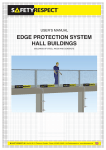 EDGE PROTECTION SYSTEM HALL BUILDINGS