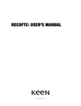 RECOFTC: USER`S MANU RECOFTC: USER`S MANUAL