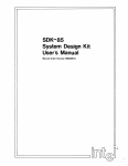 SDK-85 System Design Kit User`s Manual Feb 80 9800451B