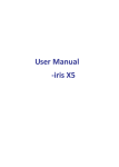 User Manual -iris X5