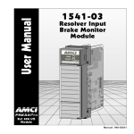 1541-03  manual - Advanced Micro Controls Inc