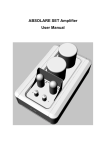 ABSOLARE SET Amplifier User Manual