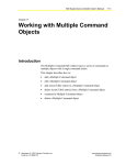 Working with Multiple Command Objects