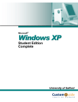 Windows XP - University of Salford