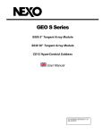 geo s8 & cd12 user manual v1.05