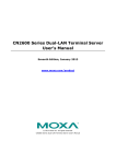 CN2600 Series Dual-LAN Terminal Server User`s Manual