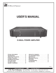 User`s Manual - JW Davis & Company