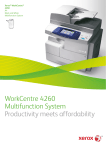 WorkCentre 4260 Multifunction System Productivity meets