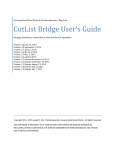 CutList Bridge User`s Guide