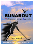 Runabout Manual - Imaging Locators
