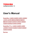 C840, C840D, L840, L840D User`s Manual