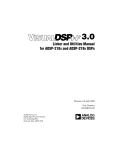 VisualDSP++ 3.0 Linker and Utilities Manual for ADSP
