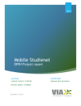 Mobile Studienet Project report