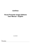 ActiView Visual Presenter Image Software User Manual