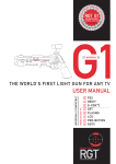 G1 USER MANUAL - ICONIC CORPORATION