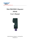 User Manual For Mini PROFIBUS Repeater PFB