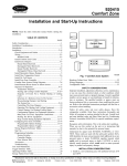 920415 Comfort Zone Installation and Start-Up