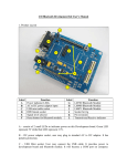 LM Bluetooth Development Kit User`s Manual 1. Product Layout A