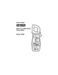 User`s Guide 600A True RMS AC/DC Clamp Meter