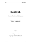 DroidCAL - Ecotrons