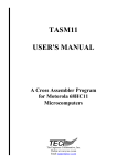 TASM11 USER`S MANUAL - The Engineers Collaborative, Inc.