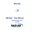 DB Gate User Manual 2.33 - Raz-Lee