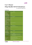 User`s Manual iMege Bundled 16CH NVR Software