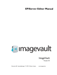 EPiServer Editor Manual ImageVault
