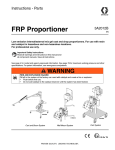 3A2012B - FRP Proportioner, Instructions - Parts