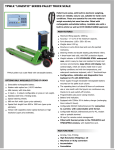 TPWLK "LOGISTIC" SERIES PALLET TRUCK SCALE